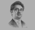 Sketch of Marty Natalegawa, Minister of Foreign Affairs