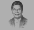 Sketch of Gatot Suwondo, President Director, Bank Negara Indonesia (BNI)