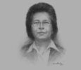 Sketch of Evita Legowo, Director-General, Oil and Gas Directorate, Ministry of Energy and Mineral Resources