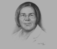 Sketch of Dipuo Peters, Minister of Energy