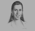 Sketch of Claudia Cornejo, Vice-Minister of Tourism