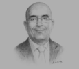 Sketch of Awni Al Rushoud, Acting CEO, Jordan Investment Board