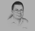 Sketch of Ian Mason, General Manager, BSP Capital