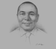 Sketch of Byron Chan, Minister of Mining