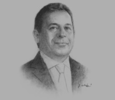Sketch of Osama Bishai, Managing Director, Orascom Construction Industries (OCI)