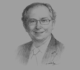 Sketch of Robert W Jordan, Partner in Charge of the Middle East, Baker Botts, and Former US Ambassador to Saudi Arabia