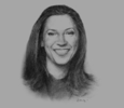 Sketch of María Claudia Lacouture, President, Proexport