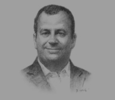 Sketch of Tarek Rabah, Middle East & Africa Vice-President, AstraZeneca