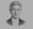 Sketch of Alfredo E Pascual, President, University of the Philippines (UP)