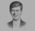 Sketch of John Martin Miller, Chairman and CEO, Nestlé Philippines