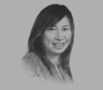 Sketch of Cheah Swee Gim, Director, Kelvin Chia Yangon