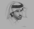 Sketch of Hamad bin Ali Al Hedfa, CEO, Mazaya Qatar Real Estate