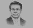 Sketch of Ch. Ulaan, Minister of Finance