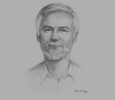 Sketch of Greg Anderson, Executive Director, Papua New Guinea Chamber of Mines and Petroleum