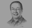 Sketch of Rozik B Soetjipto, President Director, Freeport Indonesia