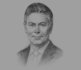 Sketch of Karel De Gucht, EU Trade Commissioner