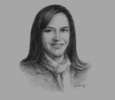 Sketch of Maria Constanza García, President, National Mining Agency (ANM)