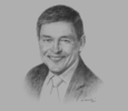 Sketch of Peter Kieran, President, CPCS (