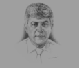Sketch of Djelloul Achour, General Manager, Entreprise Portuaire de Béjaïa
