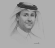 Sketch of Sheikh Hamad bin Faisal bin Thani Al Thani, Chairman, Al Khaliji