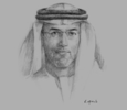 Sketch of Mugheer Khamis Al Khaili, Former Director-General, Abu Dhabi Education Council (ADEC)