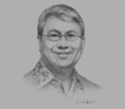 Sketch of Martiono Hadianto, President Director, Newmont Nusa Tenggara