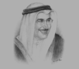 Sketch of Sheikh Khalid bin Abdulla Al Khalifa, Deputy Prime Minister; Chairman, Ministerial Committee for Services and Infrastructure; and Chairman, Bahrain Mumtalakat Holding Company