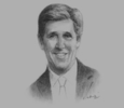 Sketch of John Kerry, US Senator and Chairman, Senate Foreign Relations Committee