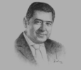 Sketch of Hisham Ezz Al Arab, Chairman and Managing Director, Commercial International Bank