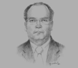 Sketch of Denis Meporewa, National Director, Bank of the Central African States (BEAC)