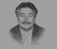 Sketch of U. Jalsa, President & CEO, Nomadic Expeditions