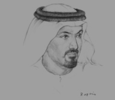 Sketch of Helal Almarri, CEO, Dubai World Trade Centre (DWTC)