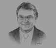 Sketch of Yann Caillère, President & COO, Accor Group