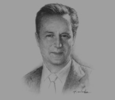 Sketch of David Cameron, UK Prime Minister
