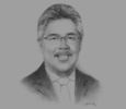 Sketch of Haji Yahkup, CEO, Authority for Info-Communications Technology Industry (AITI), on converging technologies