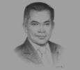 Sketch of Dato Ali Apong, Deputy Minister, Prime Minister’s Office, and Chairman, Brunei Economic Development Board (BEDB)