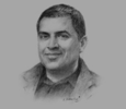 Sketch of Manoj Lakhiani, Chairman, Blow Group