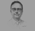 Sketch of Réda Hamiani, President, Algerian Business Leaders’ Forum