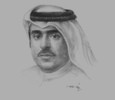 Sketch of Hamad Abdulla Al Mulla, CEO, Katara Hospitality