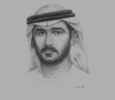 Sketch of Hussain Ibrahim Al Hammadi, Director-General, Abu Dhabi Centre for Technical and Vocational Education and Training (ACTVET)