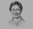 Sketch of Dr Endang Rahayu Sedyaningsih, Minister of Health