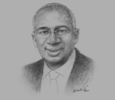 Sketch of Ernest Ndukwe, Chairman, Openmedia Group, and Director, Centre for Infrastructure, Policy, Regulation and Advancement, Lagos Business School
