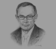 Sketch of Bob Carr, Australian Minister for Foreign Affairs