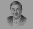 Sketch of Kim Sung-hwan, Minister of Foreign Affairs and Trade, Republic of Korea