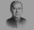 Sketch of Shaukat Aziz, Former Prime Minister of Pakistan