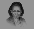 Sketch of Kadi Fadika-Coulibaly, Managing Director, Hudson & Cie