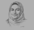 Sketch of Sara Akbar, CEO, Kuwait Energy