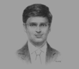Sketch of Osman Saifullah Khan, CEO, SAIF Group