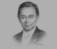 Sketch of Boonsong Teriyapirom, Minister of Commerce