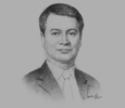 Sketch of Charamporn Jotikasthira, President, the Stock Exchange of Thailand (SET)